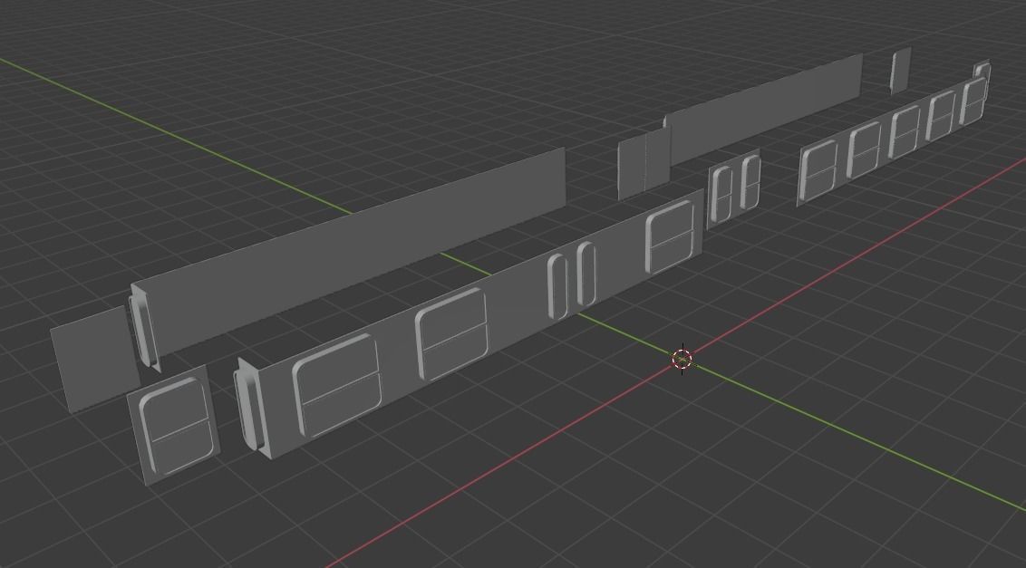 H0 1-87 scale Umbauwagen BD4yg 2nd class with luggage room 3D print model_12