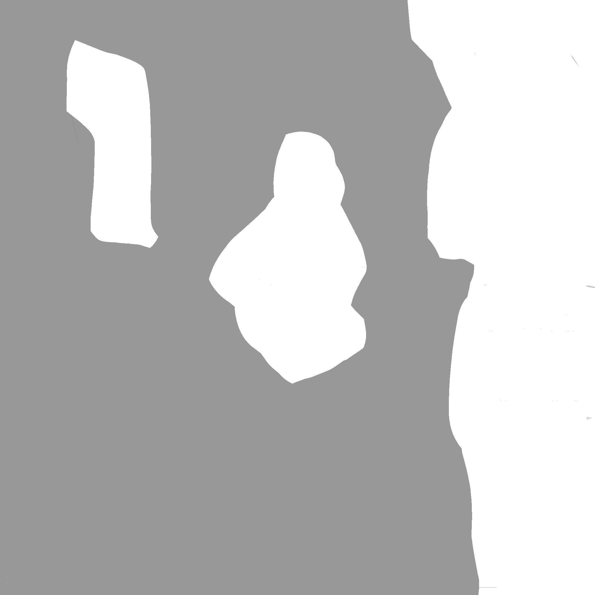 Medieval Battle Axe 02 Transparent Red - Fantasy Weaponry Low-poly 3D model_23