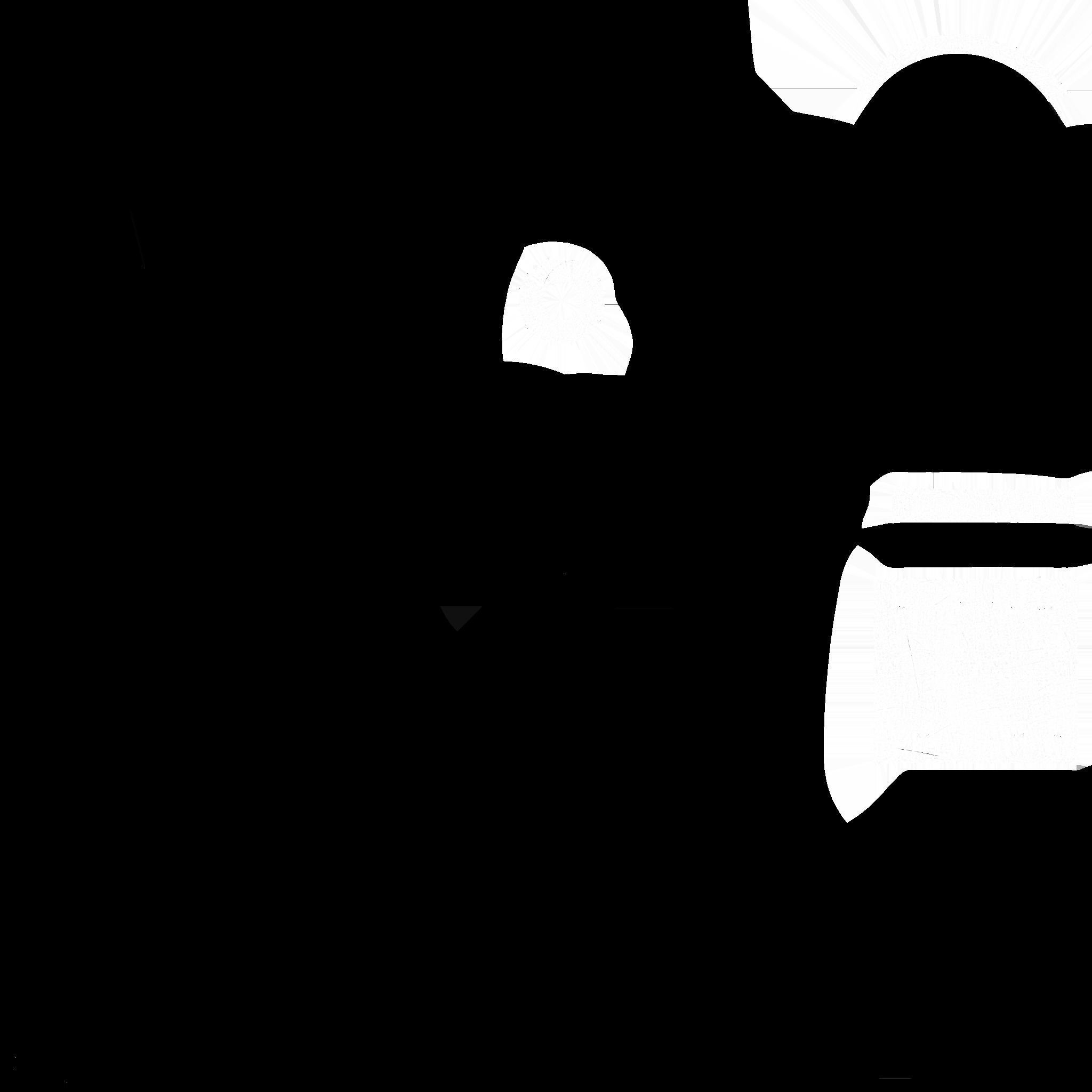 Medieval Battle Axe 03 Blue Transparent - Fantasy Weaponry Low-poly 3D model_23