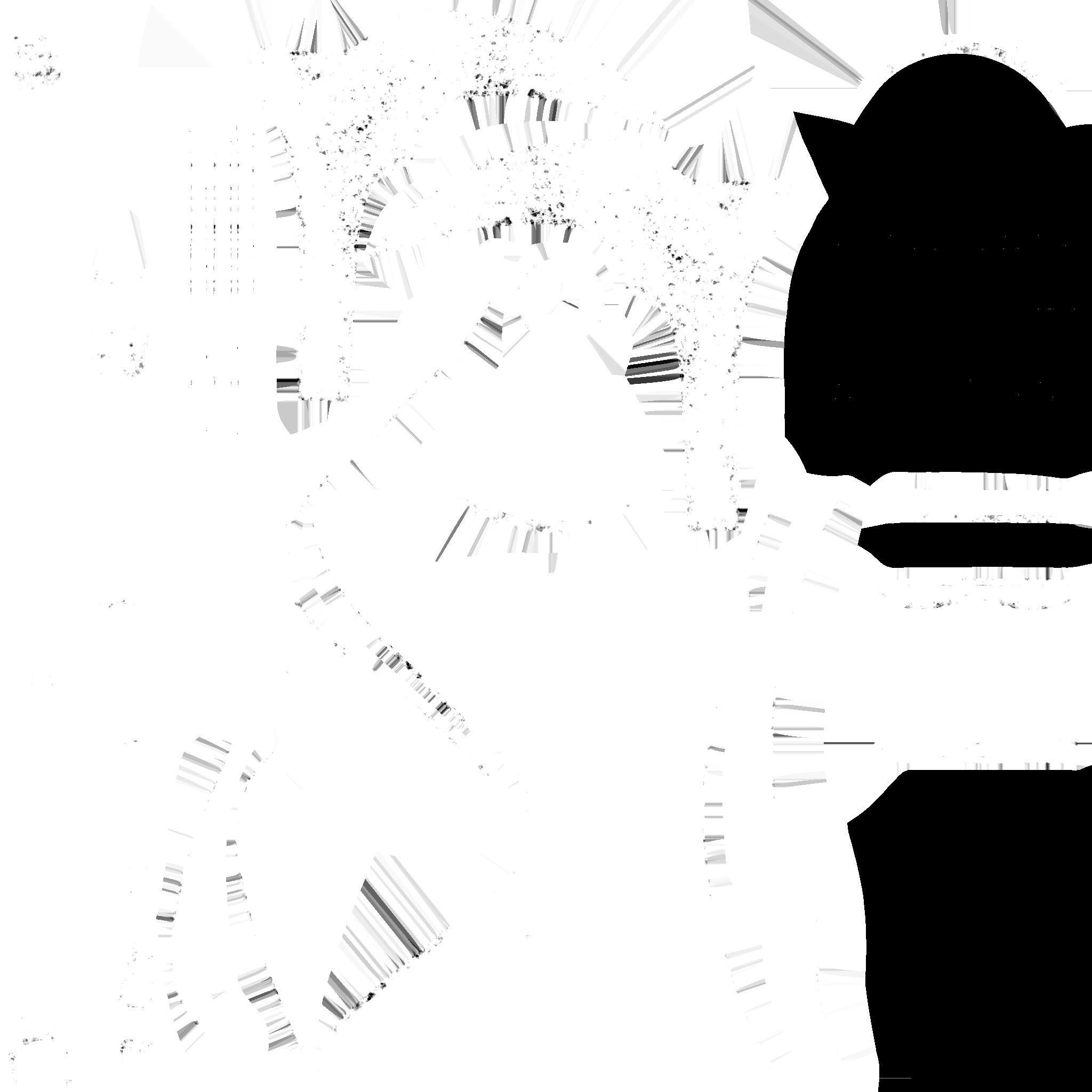 Medieval Battle Axe 05 Black Dark - Fantasy Weaponry Low-poly 3D model_21