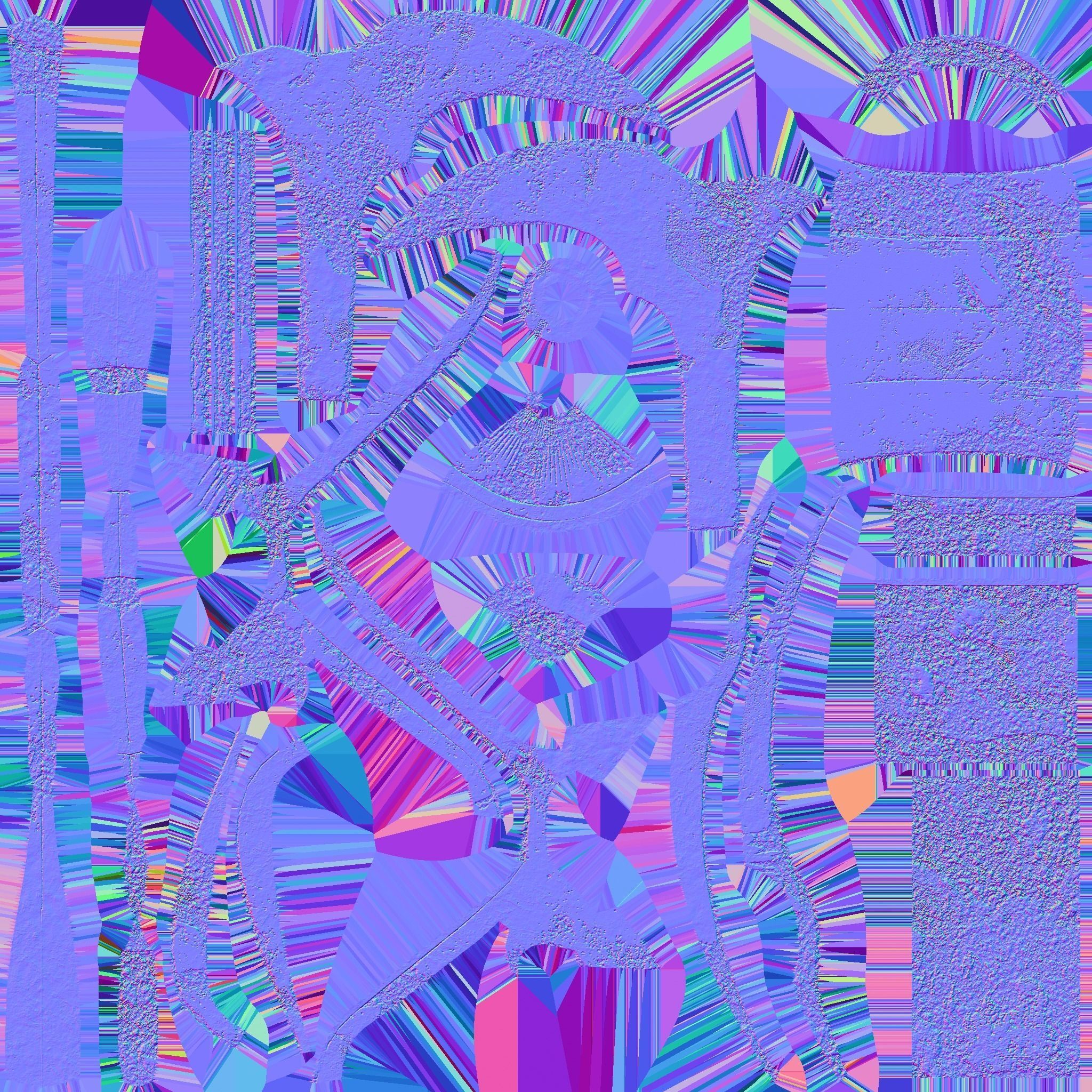 Medieval Battle Axe 06 Destroyed Rust Old - Fantasy Weaponry Low-poly 3D model_22