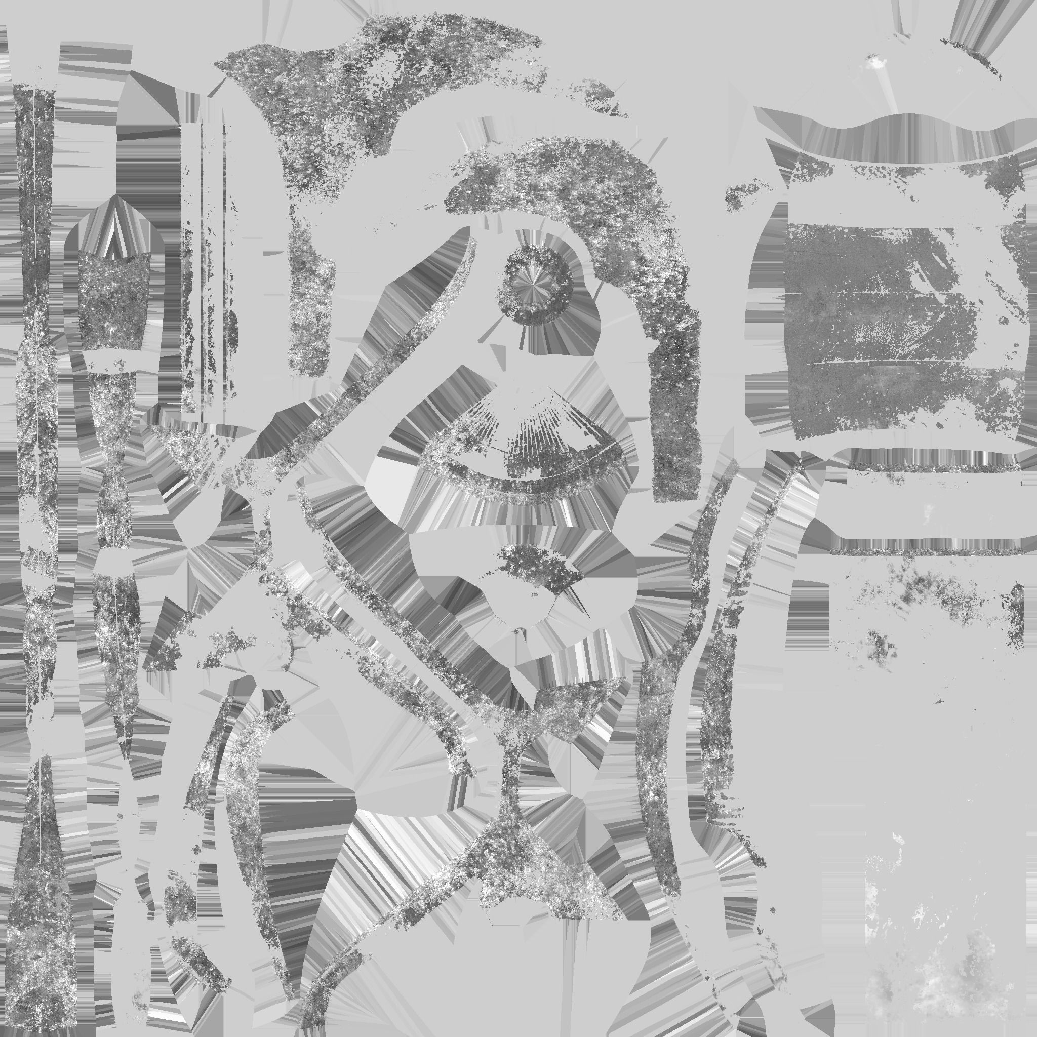 Medieval Battle Axe 06 Destroyed Rust Old - Fantasy Weaponry Low-poly 3D model_18