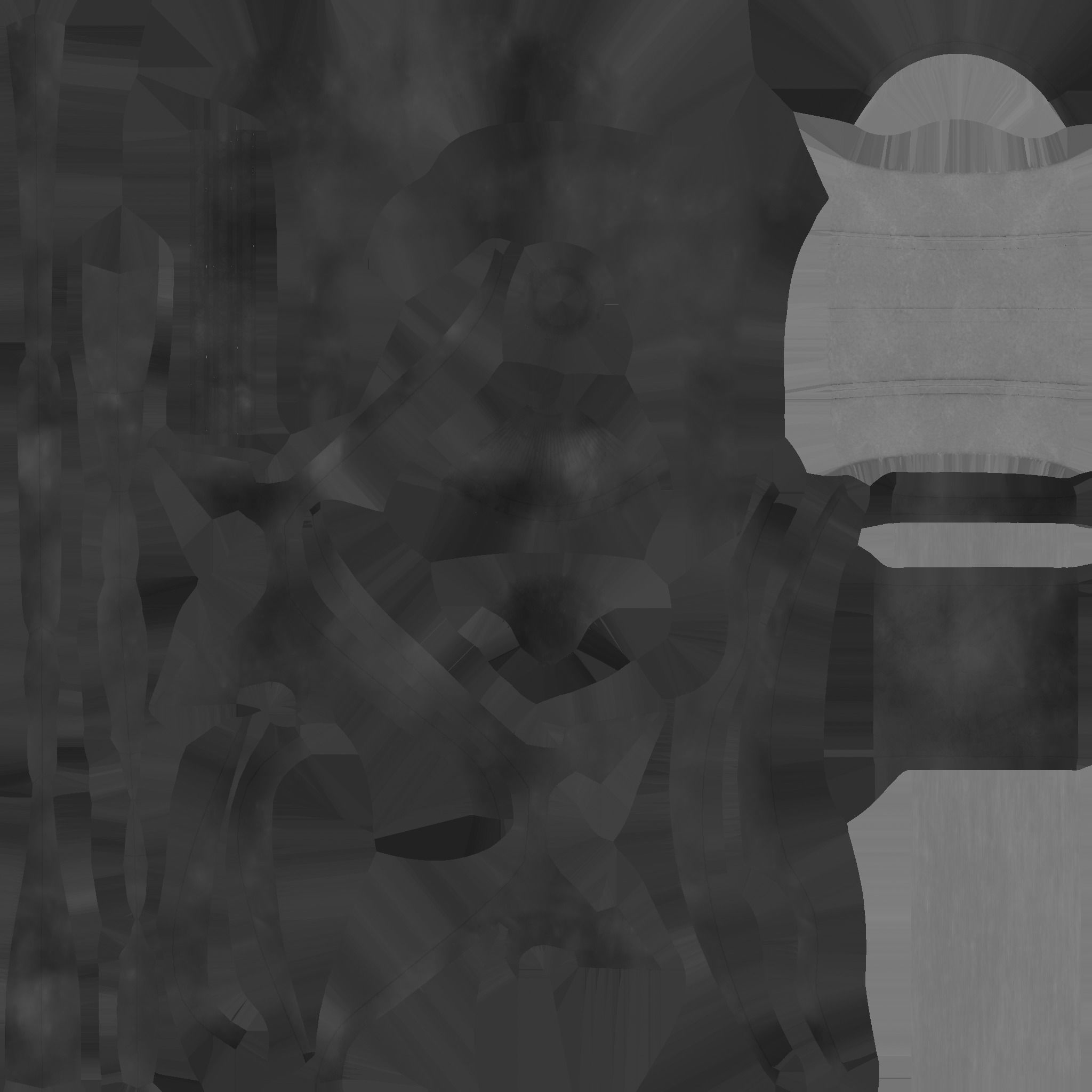 Medieval Battle Axe 07 Blood Barbarian - Fantasy Weaponry Low-poly 3D model_20