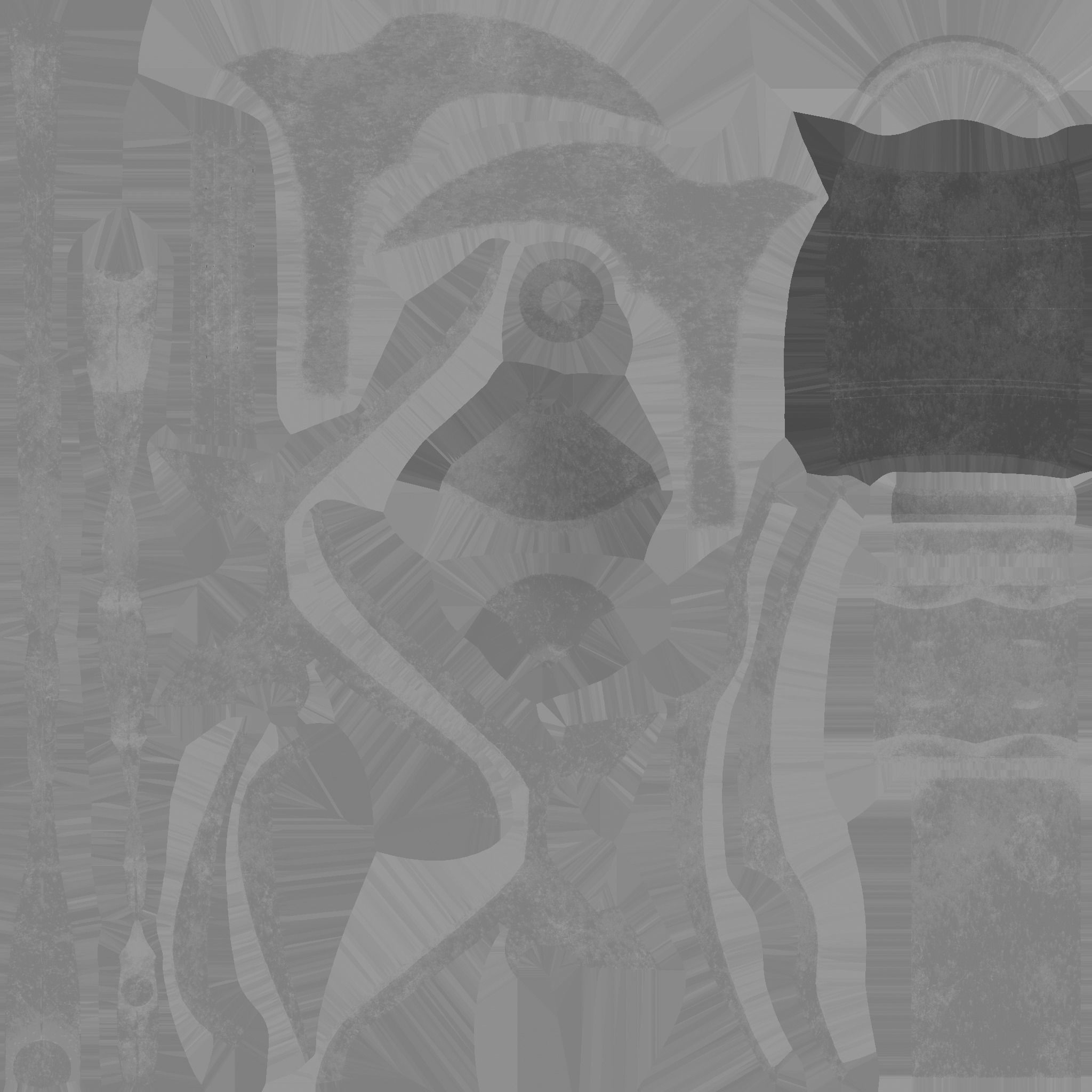 Medieval Battle Axe 08 Ice Elemental - Fantasy Weaponry Low-poly 3D model_20