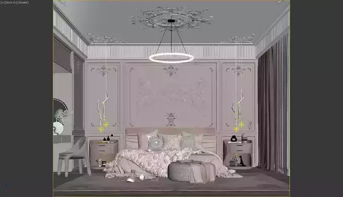 Neoclassical Style Bedroom