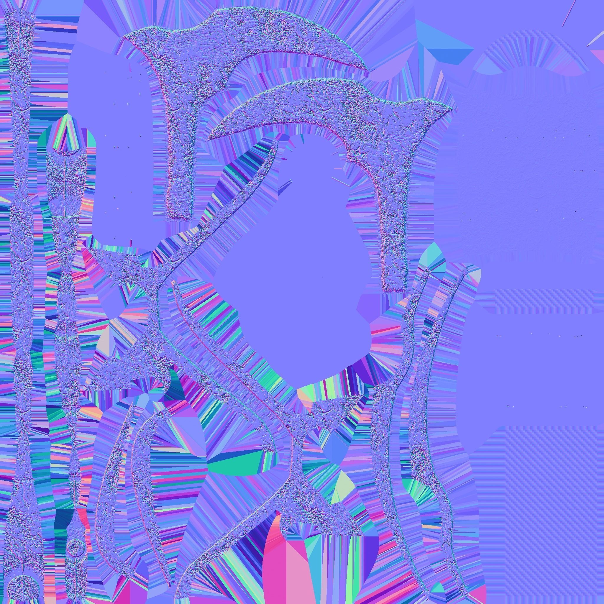 Medieval Battle Axe 09 Elemental Fire - Fantasy Weaponry Low-poly 3D model_22