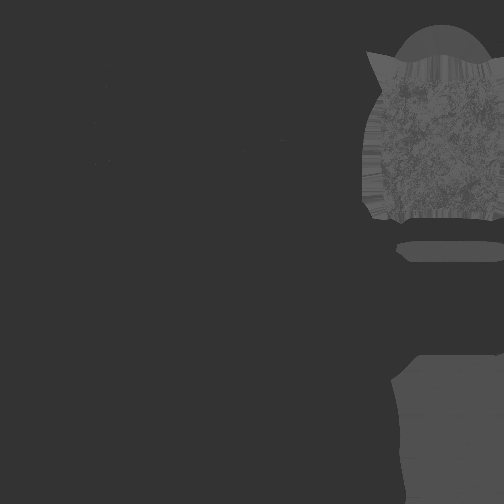 Medieval Battle Axe 10 Golden Luxury - Fantasy Weaponry Low-poly 3D model_16