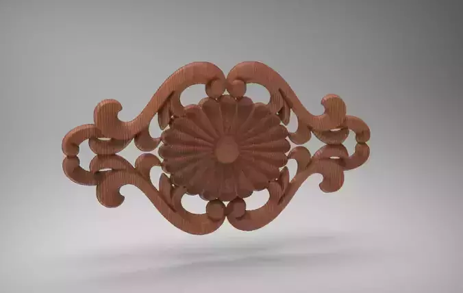 Floral Wood Carving for Furniture - 5