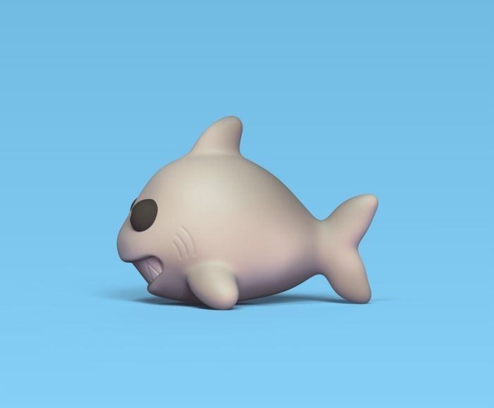 Little Shark 3D print model_2