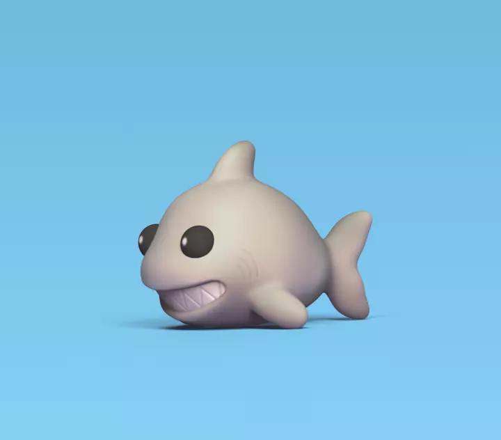 Little Shark 3D print model_0