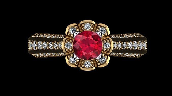 FASHION RING Free 3D print model