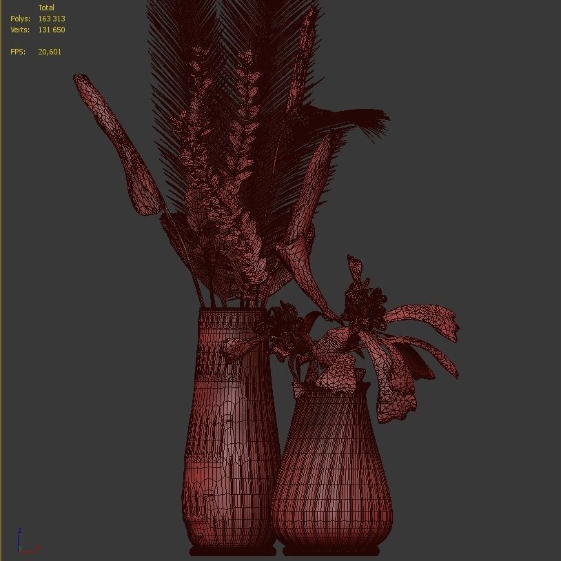 FLOWER PACK 205C 3D model_5