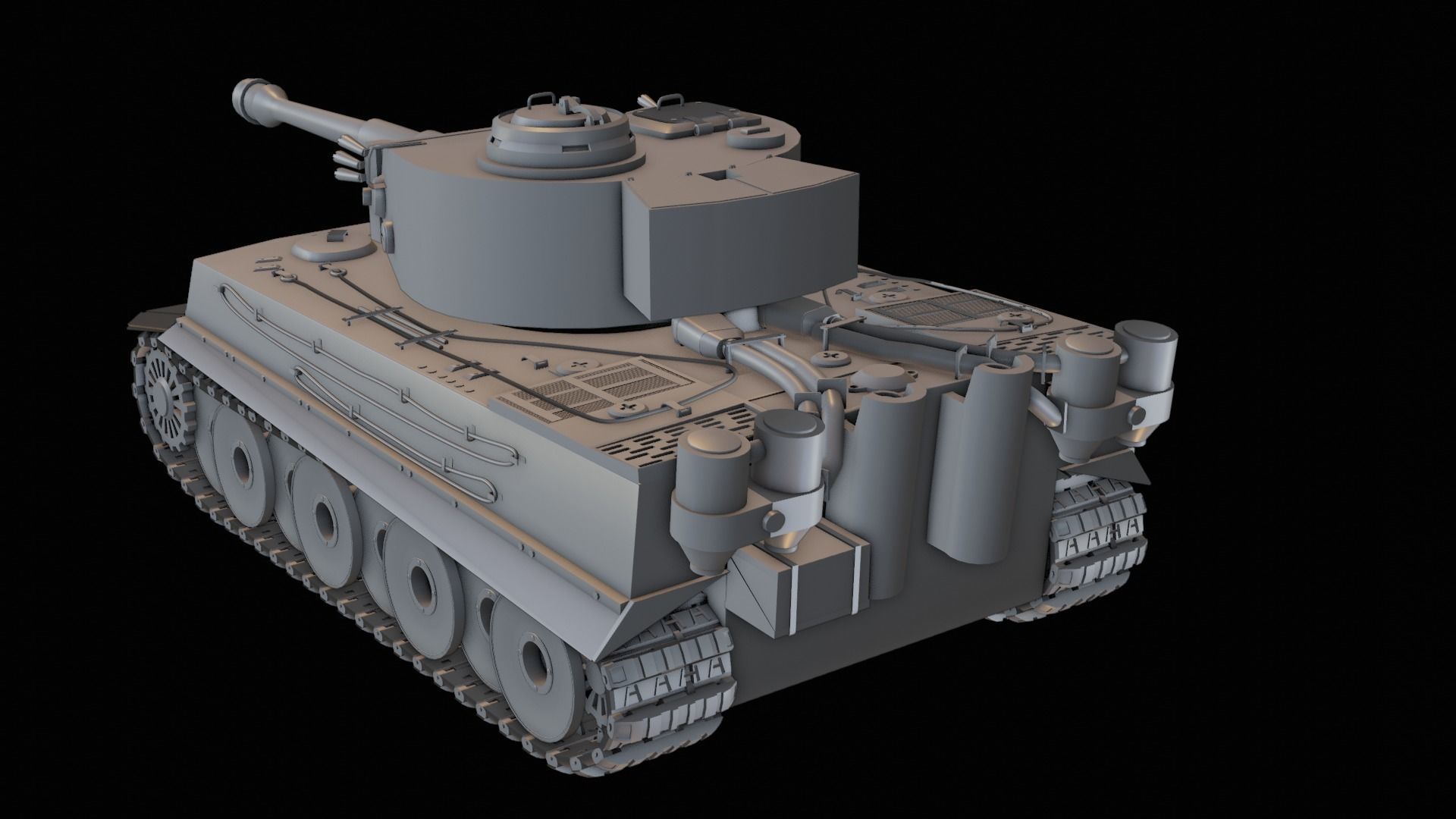 Tiger 131 3D model_12