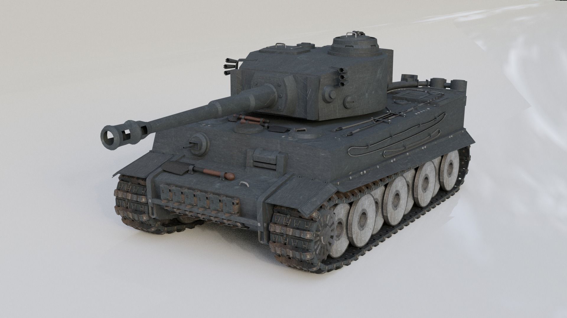 Tiger 131 3D model_1