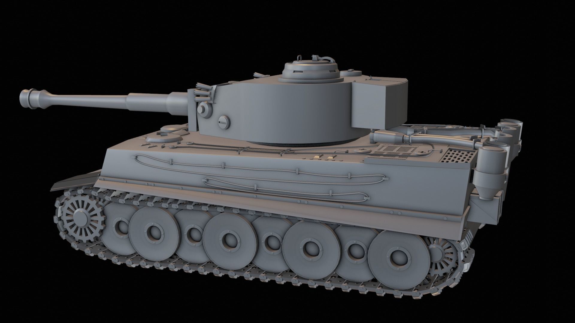 Tiger 131 3D model_13