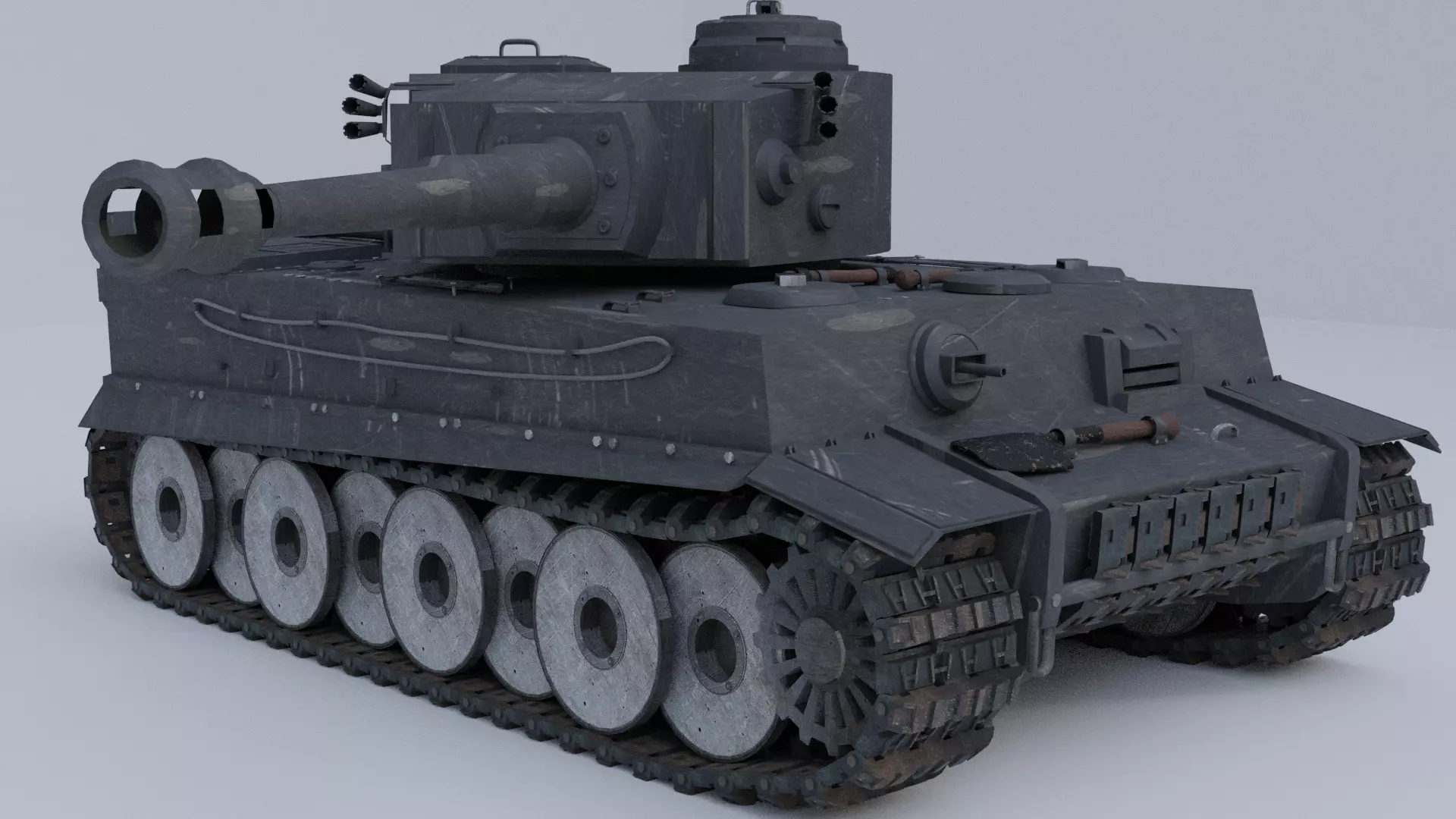 Tiger 131 3D model_0