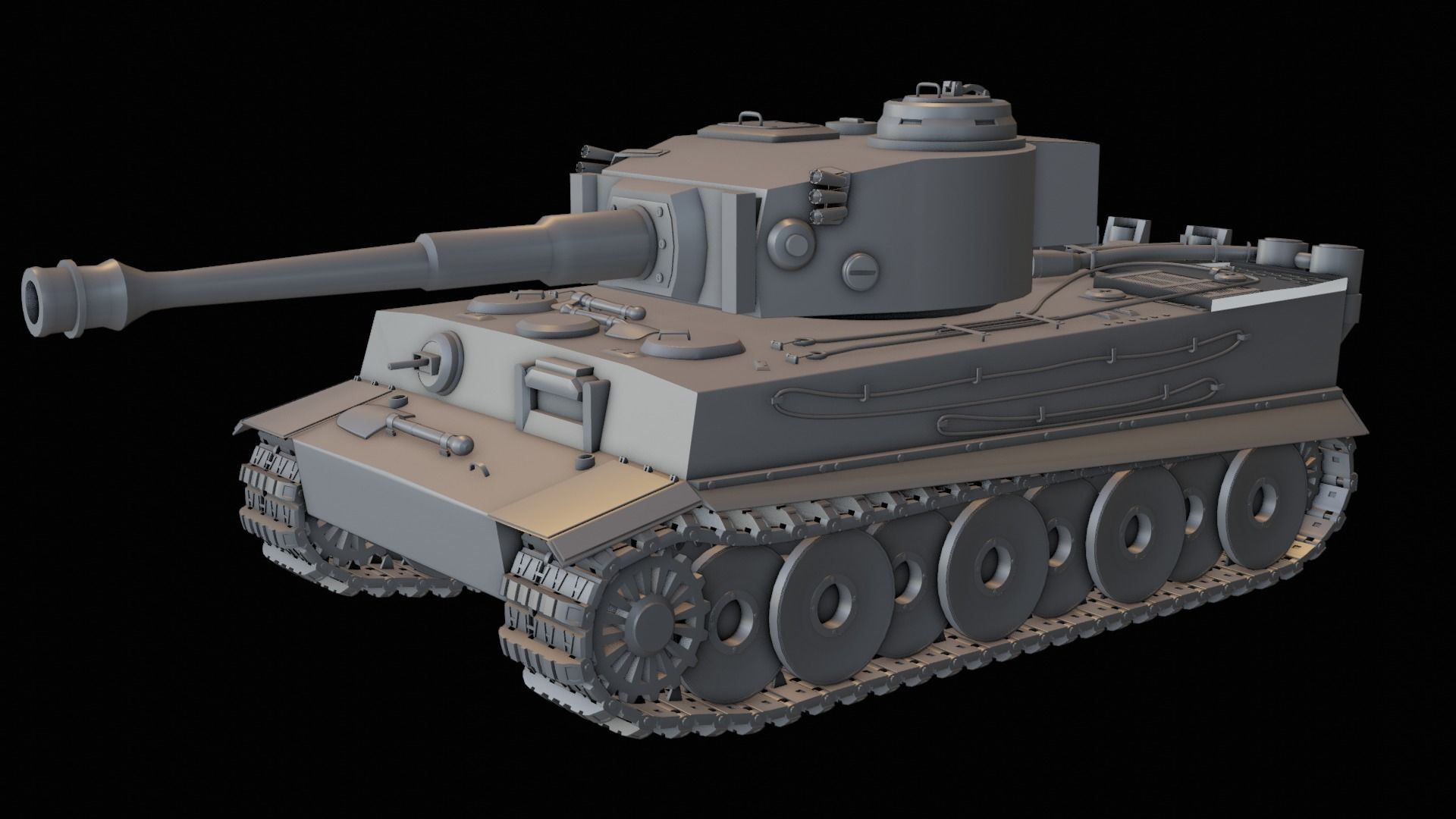 Tiger 131 3D model_11