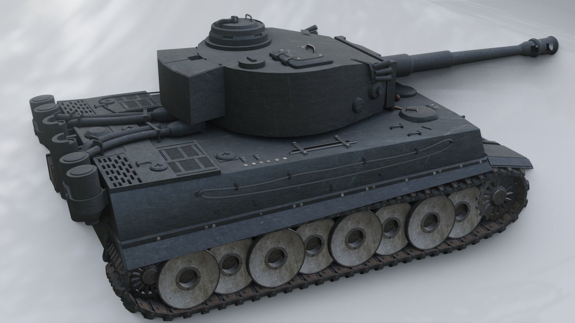 Tiger 131 3D model_9