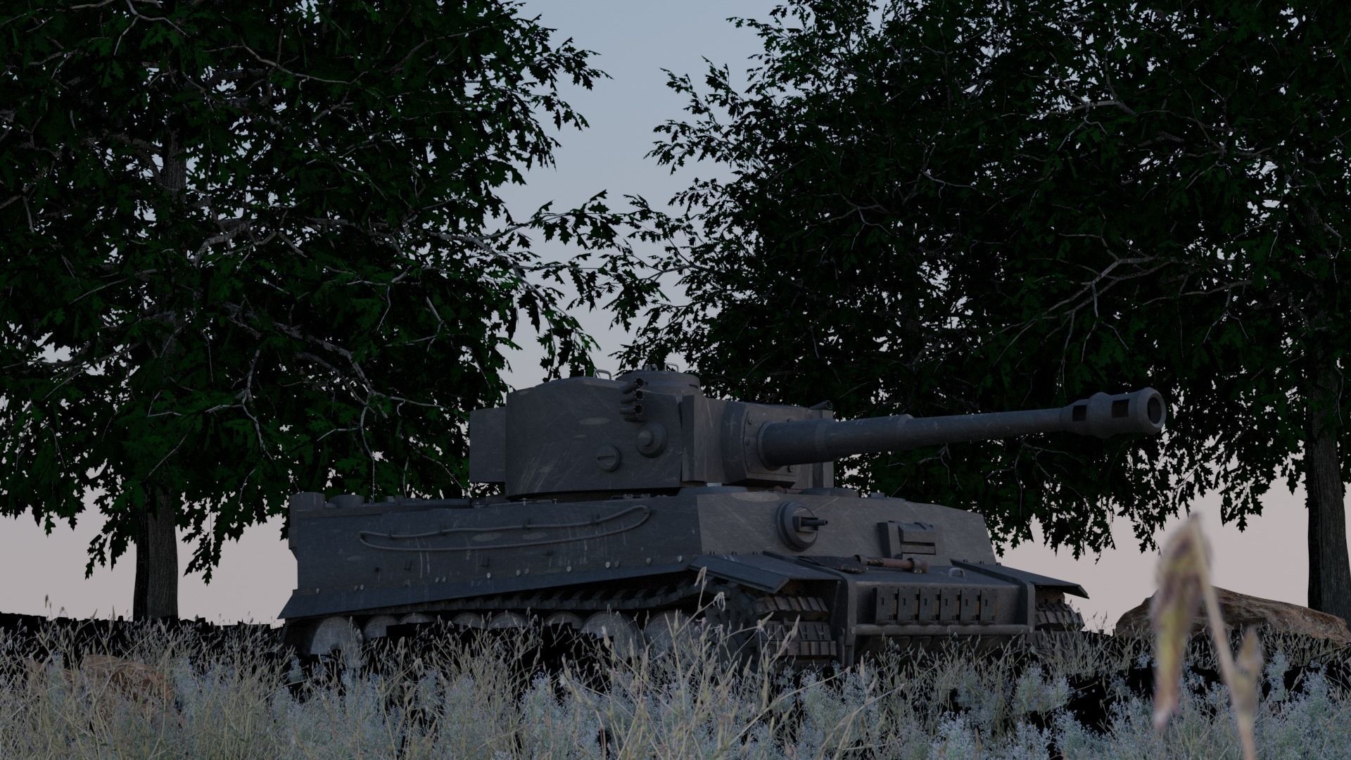 Tiger 131 3D model_14