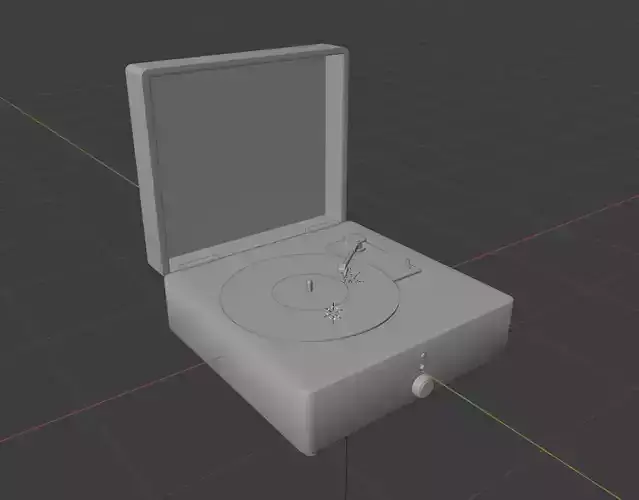 Record Player 3D Model 3D model