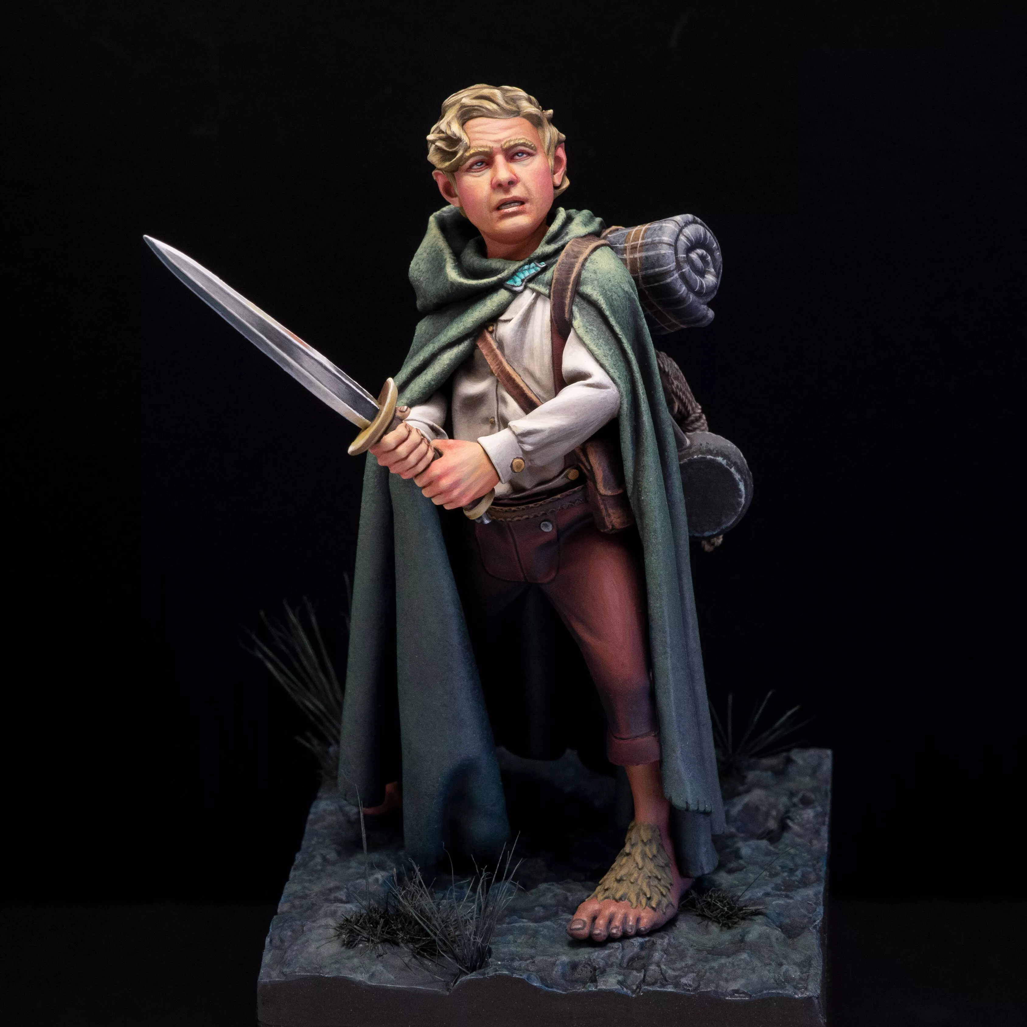 The brave Halfling 75mm 3D print model