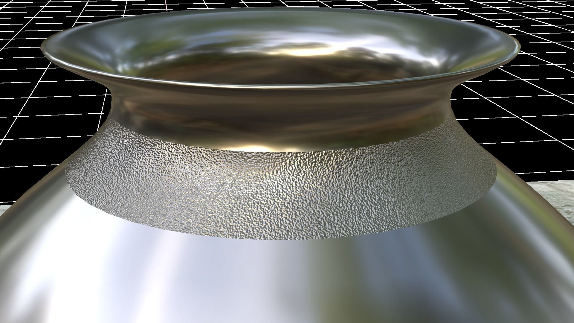 Steel pot  3D model_4