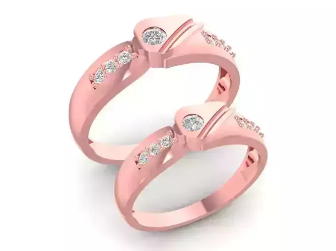 Elegant Twisted Bypass Diamond Ring for Women   962