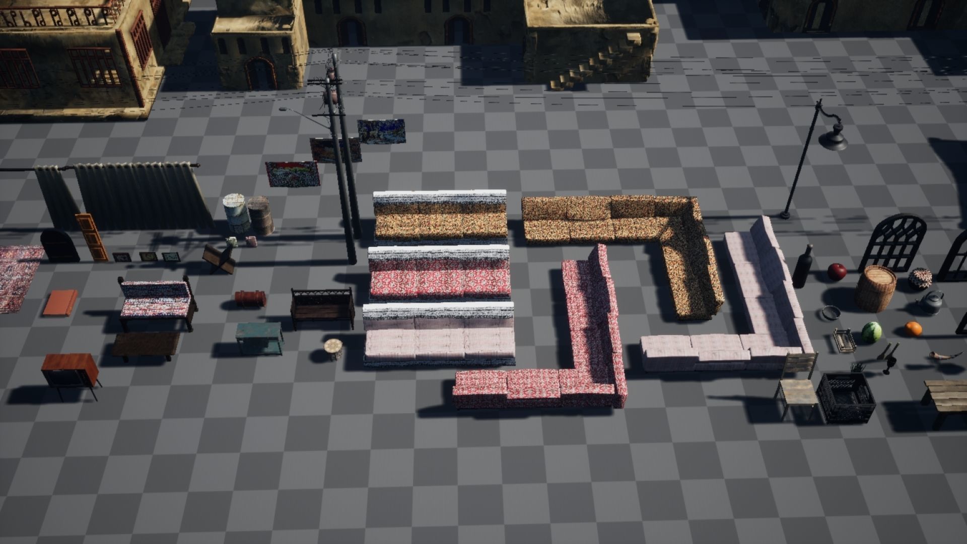 Middle East City Mega Pack 3d Model Low-poly 3D model_13