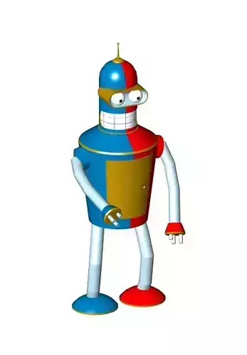 ARC-03-BENDER ROBOT 3D MODEL