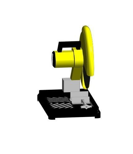 MS-09-Iron Cutting Machine 3D Model 3D model_3