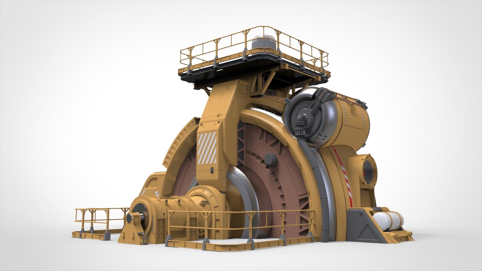 sci fi generator 1 3D model_6