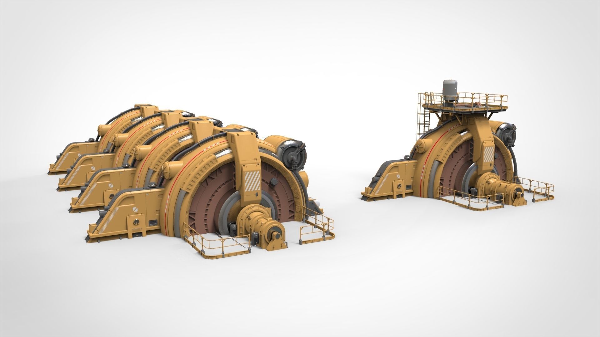 sci fi generator 1 3D model_2