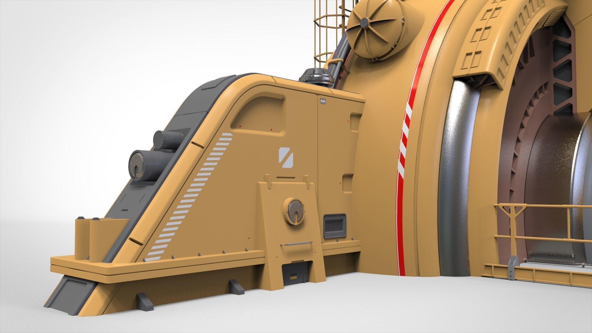 sci fi generator 1 3D model_11