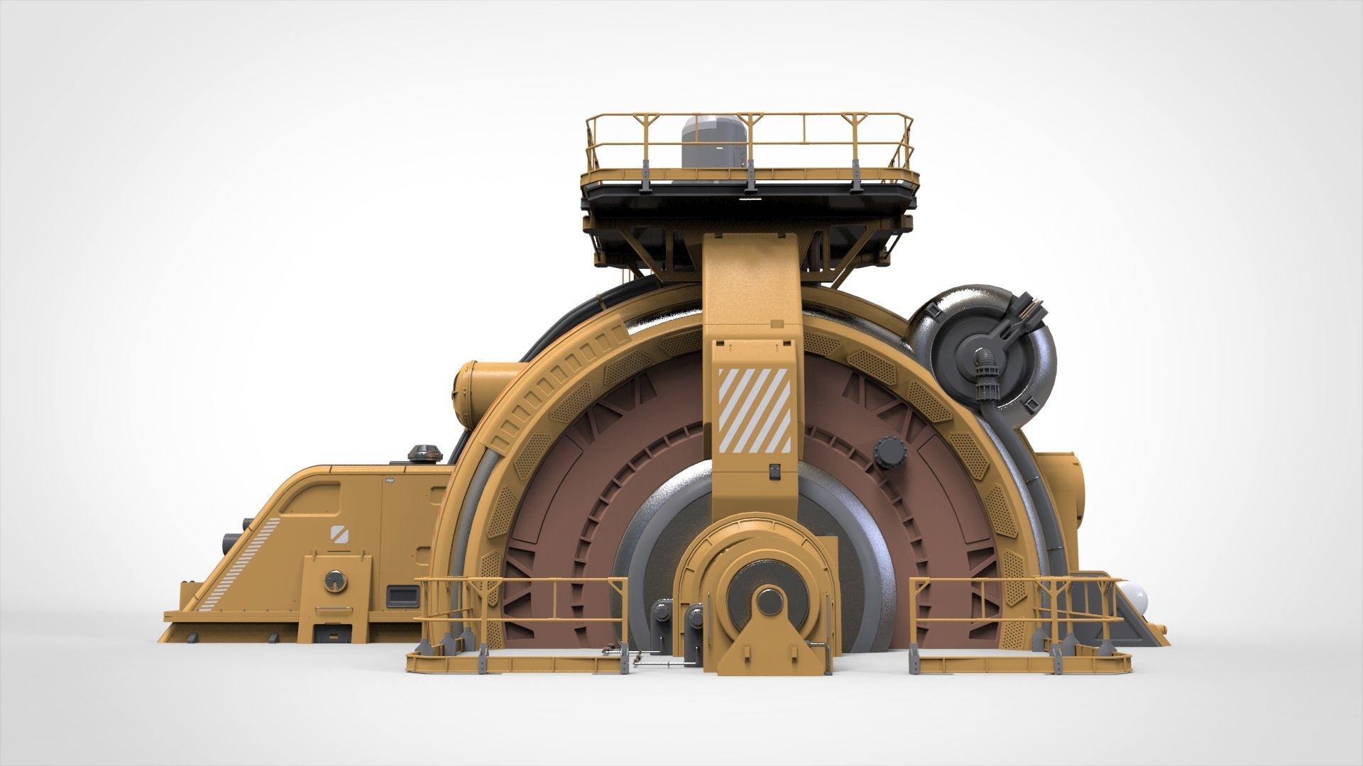 sci fi generator 1 3D model_5