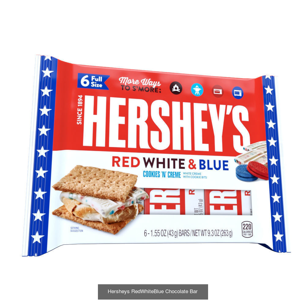 Hersheys Chocolate Bars 3D Model Collection_5