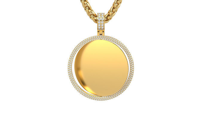 Picture pendant 1-2 inch N4 3D print model
