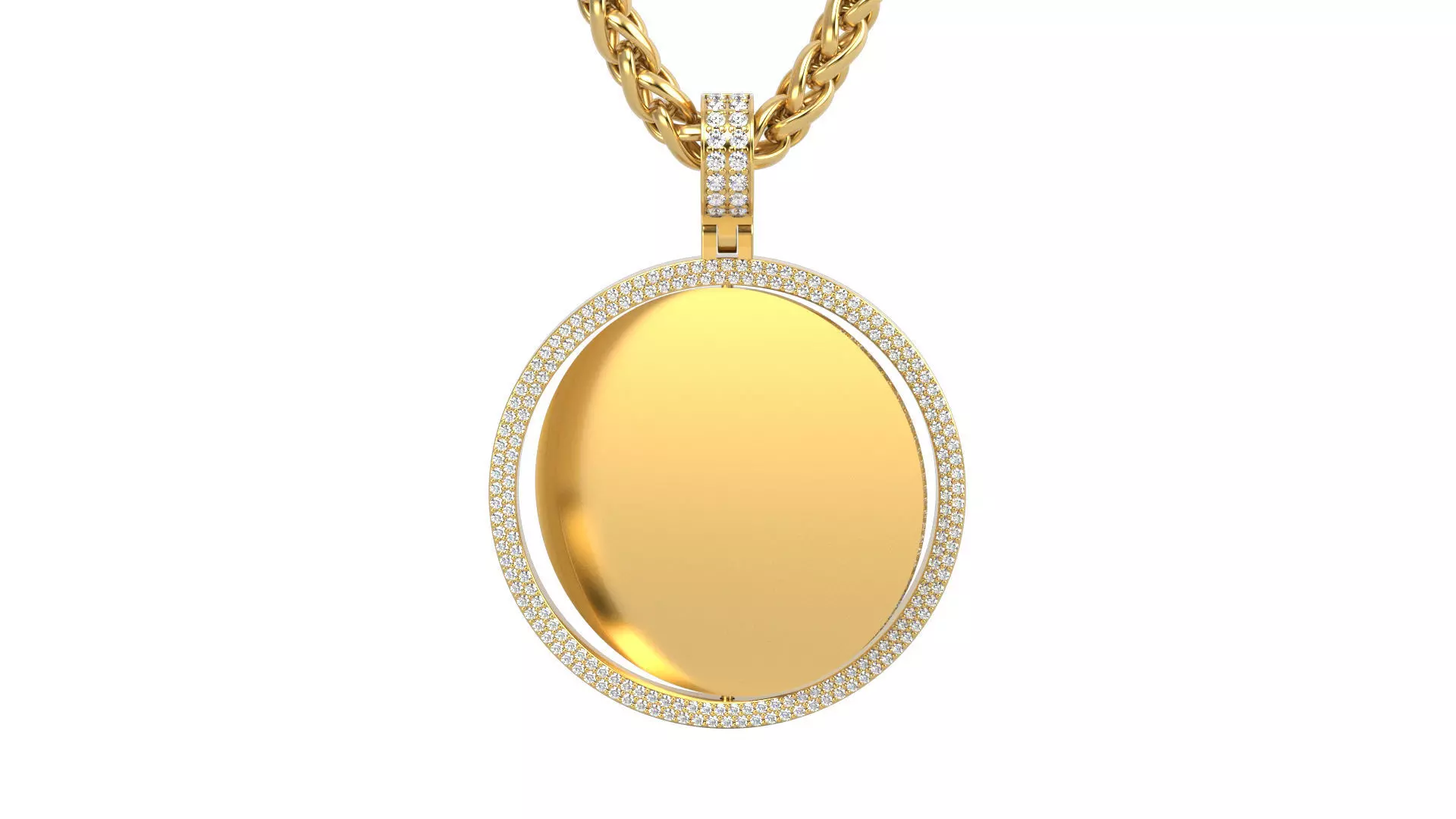 Picture pendant 1-2 inch N4 3D print model_0