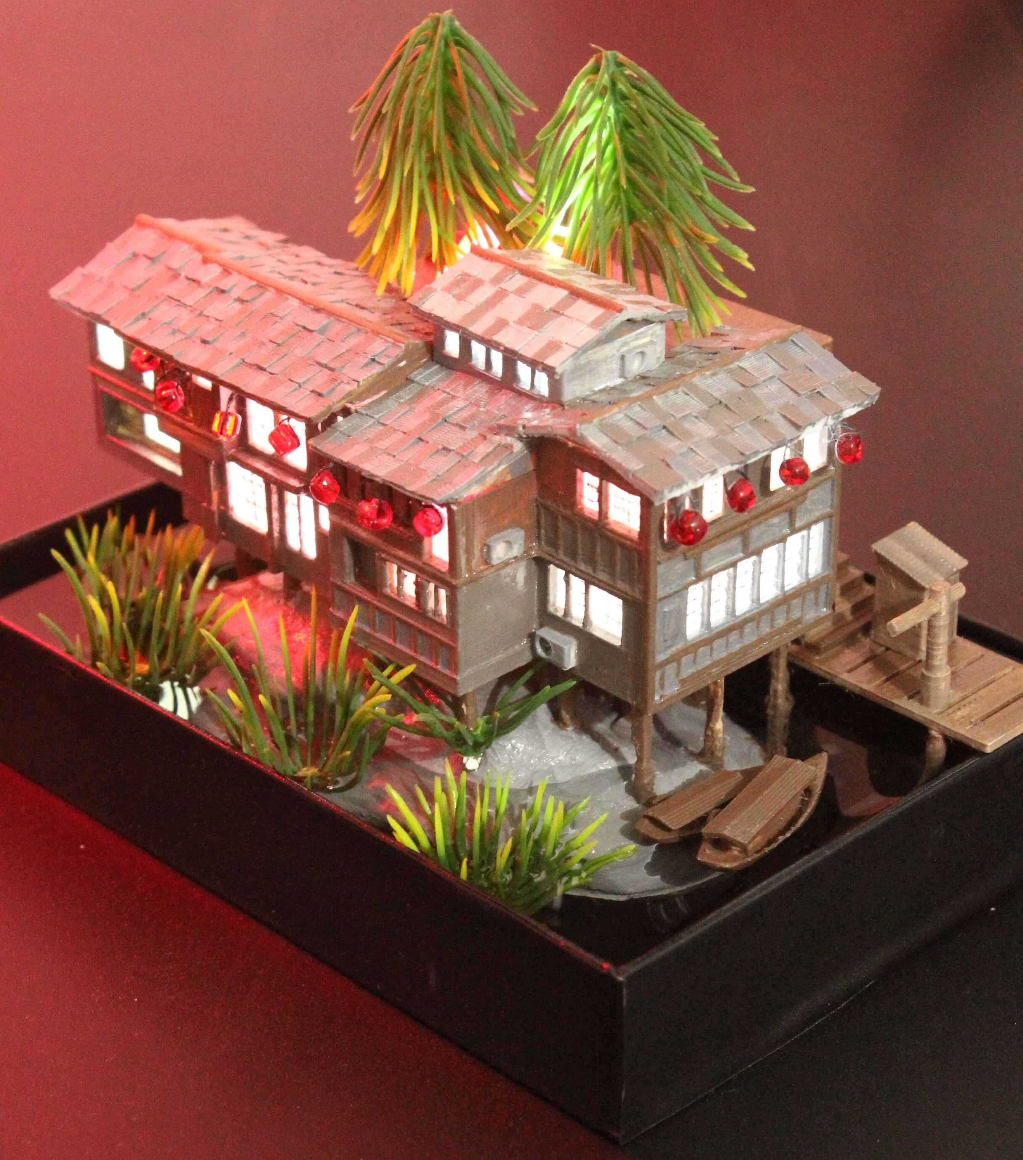 Japanese Style Boathouses - Ine no Funaya Free 3D print model_5