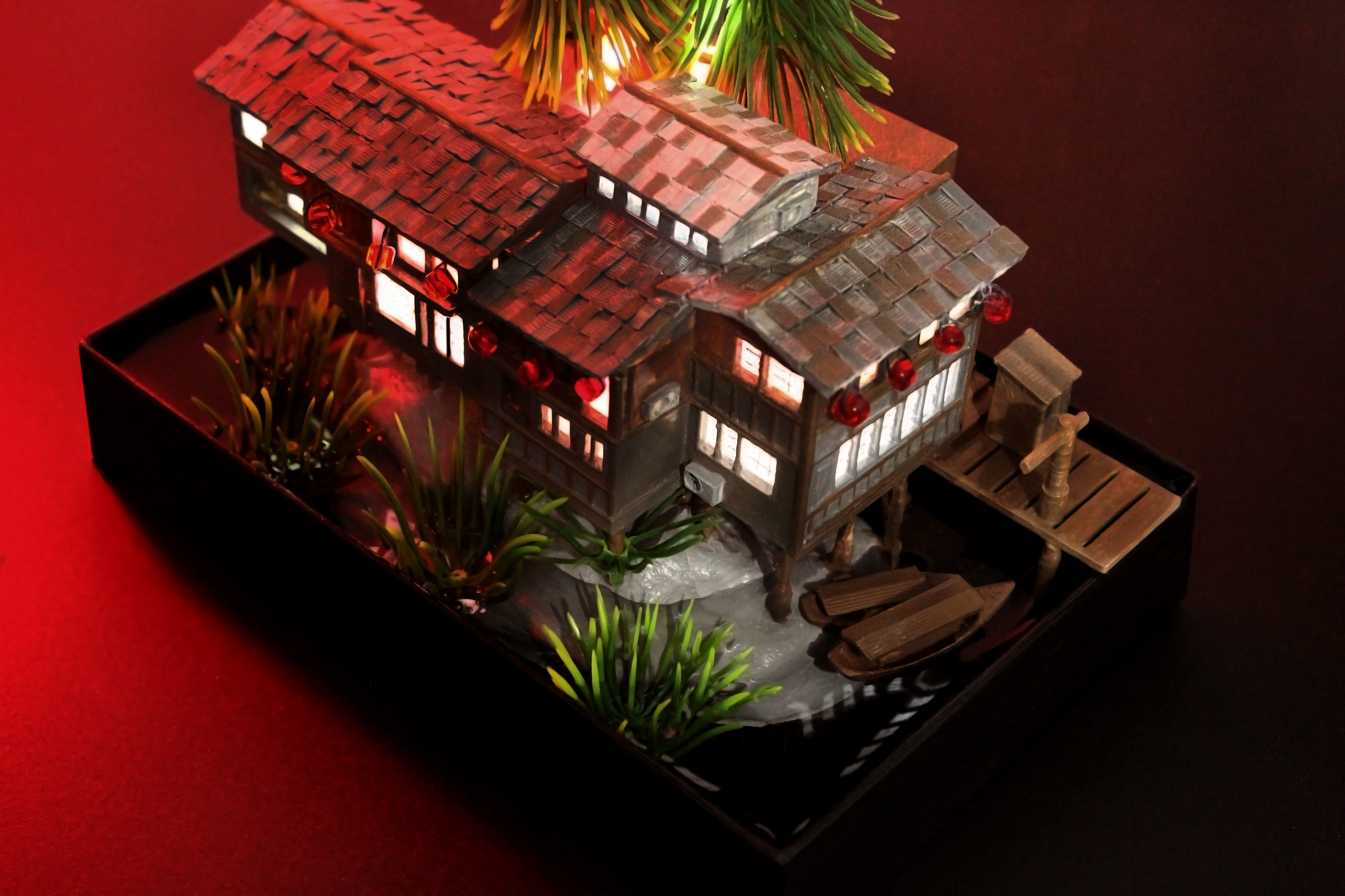 Japanese Style Boathouses - Ine no Funaya Free 3D print model_2