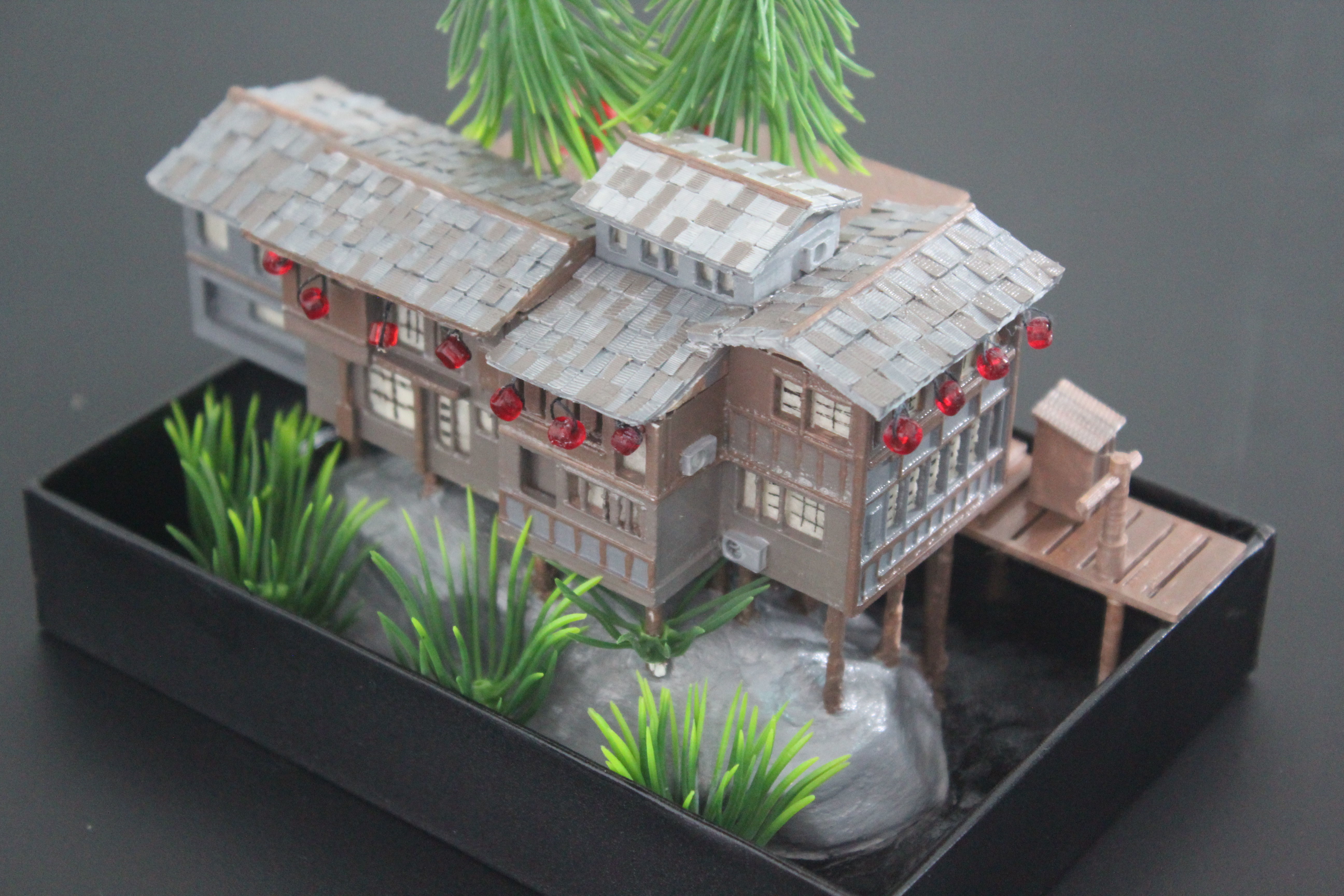 Japanese Style Boathouses - Ine no Funaya Free 3D print model_4
