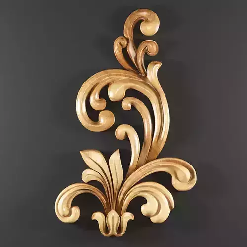 Baroque Ornament 3D model