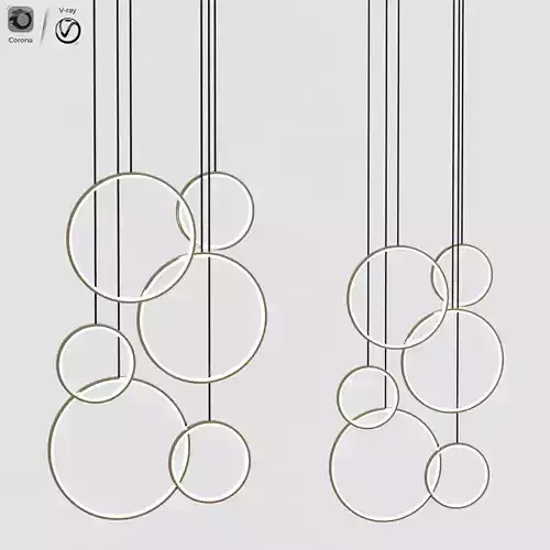 Foyer Chandelier Contemporary LED Pendant