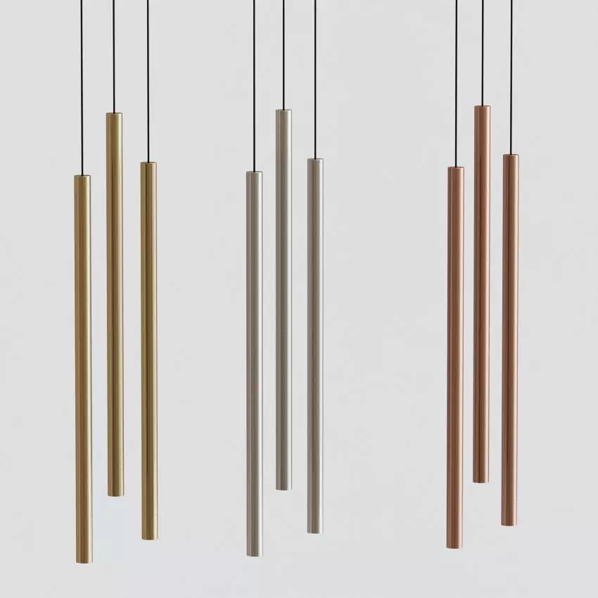 Nemo Canna Nuda Metallo Pendant Lamp 3D model