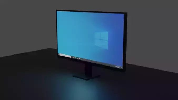 Monitor      Low polly