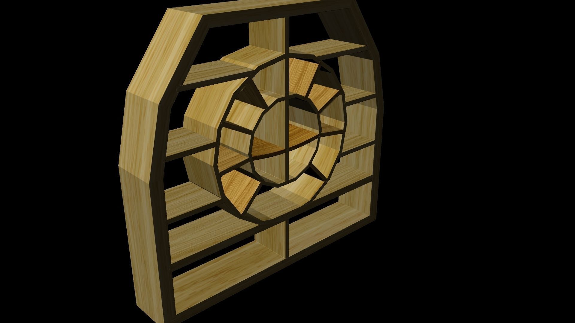 BOOK SHELF 3D model_8