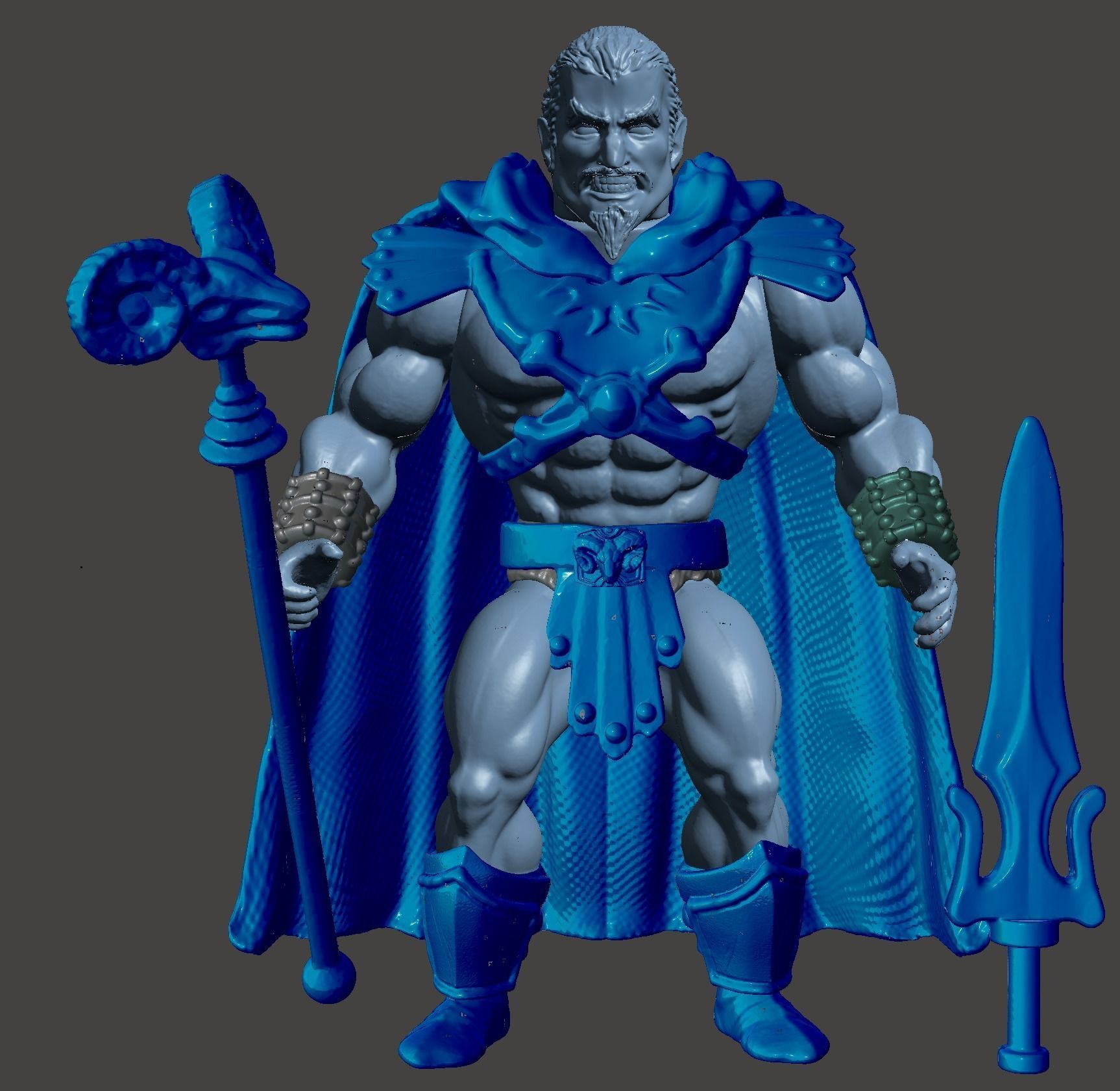 KELDOR MOTU skeletor 3D print model_3