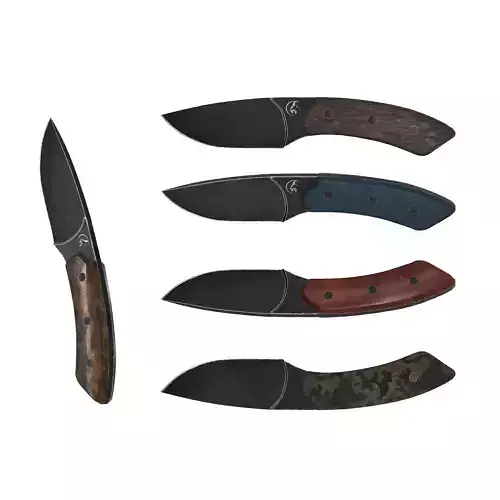 Survival Knife - Model 3 - with 5 Handle Skins