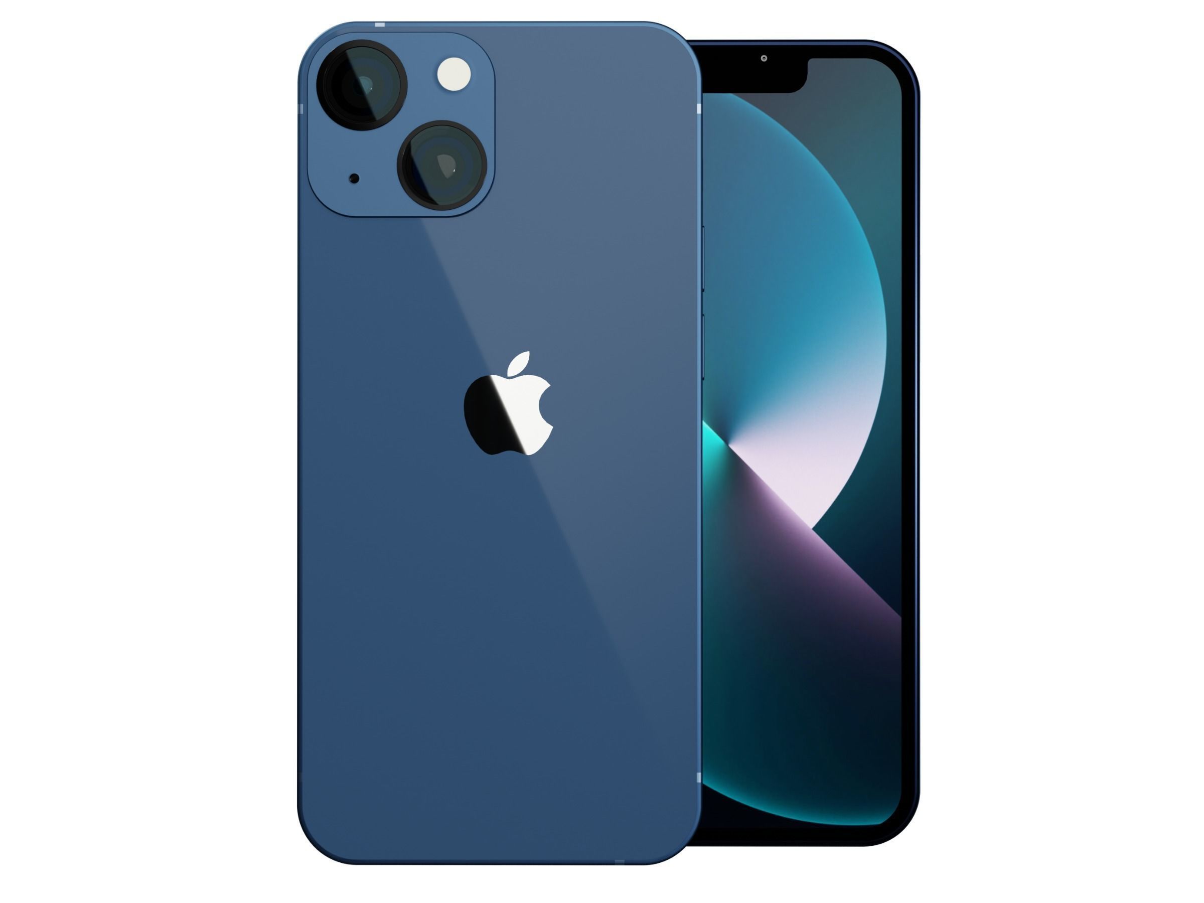 iPhone 13 Mini All Official Colors Free 3D model_4