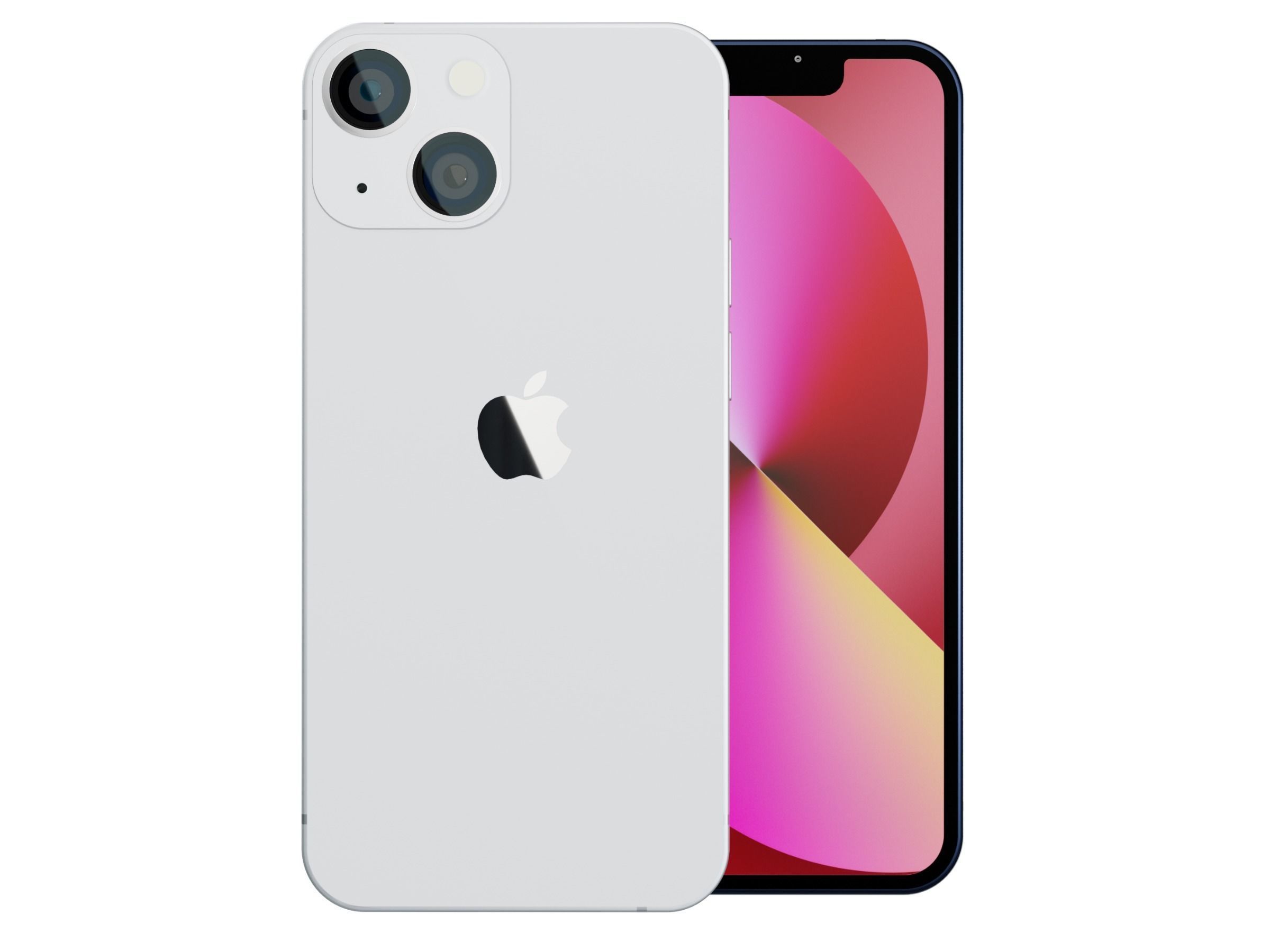 iPhone 13 Mini All Official Colors Free 3D model_7