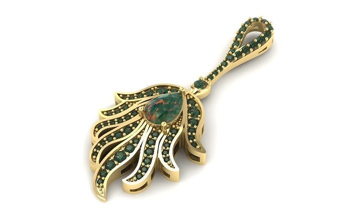 Jewelry Pendant 3D model 3D model